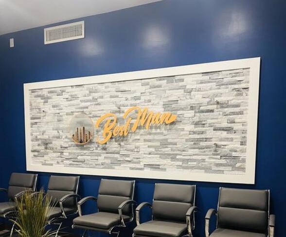Custom Interior-Business Signs for Best Man