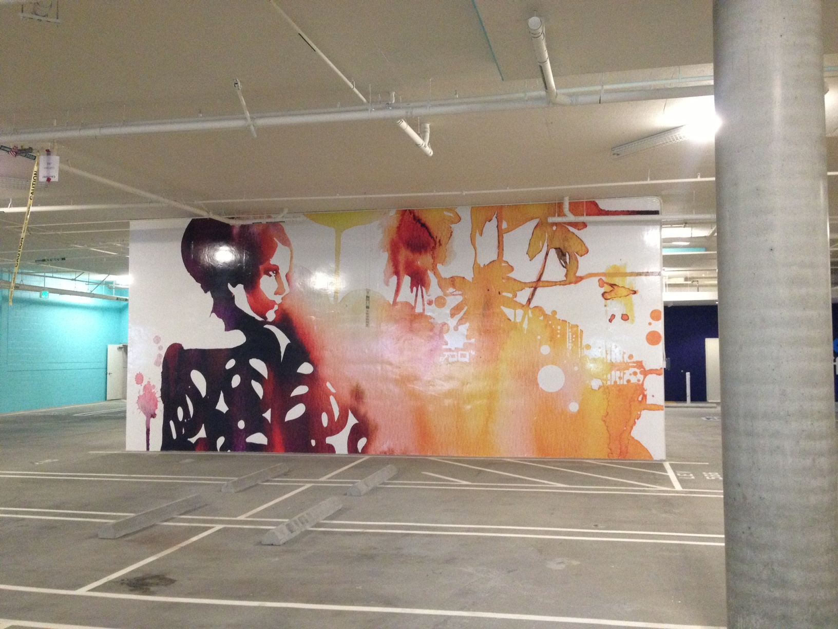 Custom wall graphics for commercial interiors