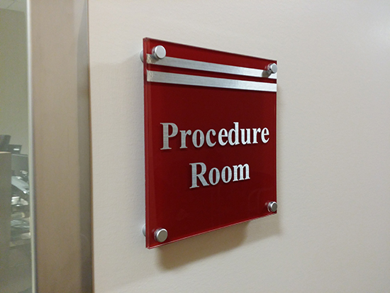 Custom indoor signs