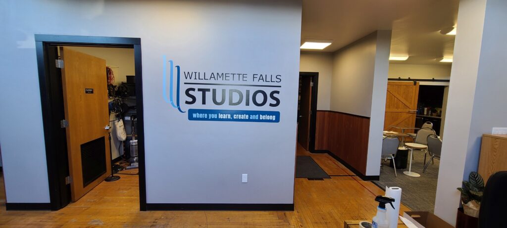 Exterior storefront channel letter sign
