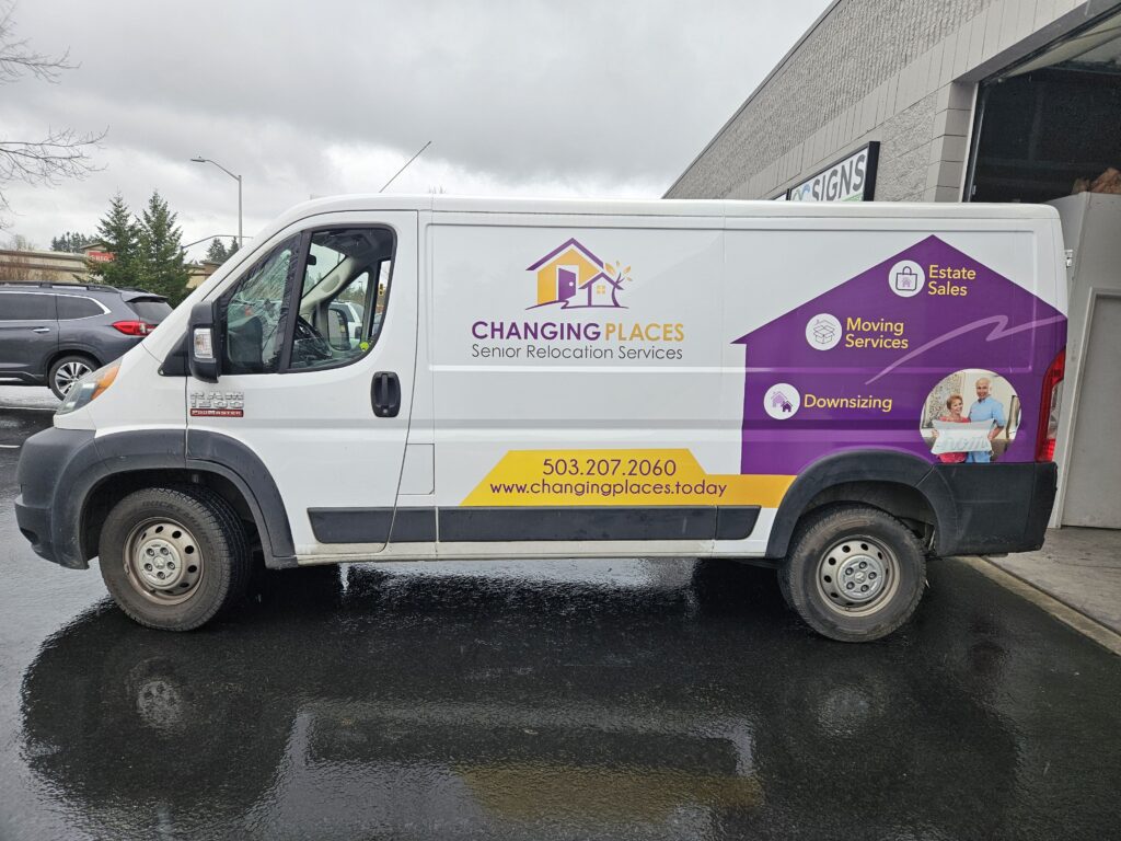 Changing Place Vehicle Wraps Made by OC Sign Group in Portland, OR