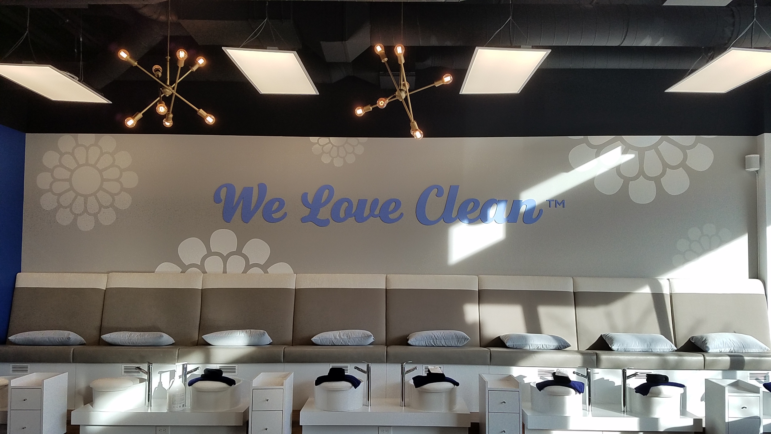 We Love Clean Lobby Signs Made by OC Sign Group in Portland, OR