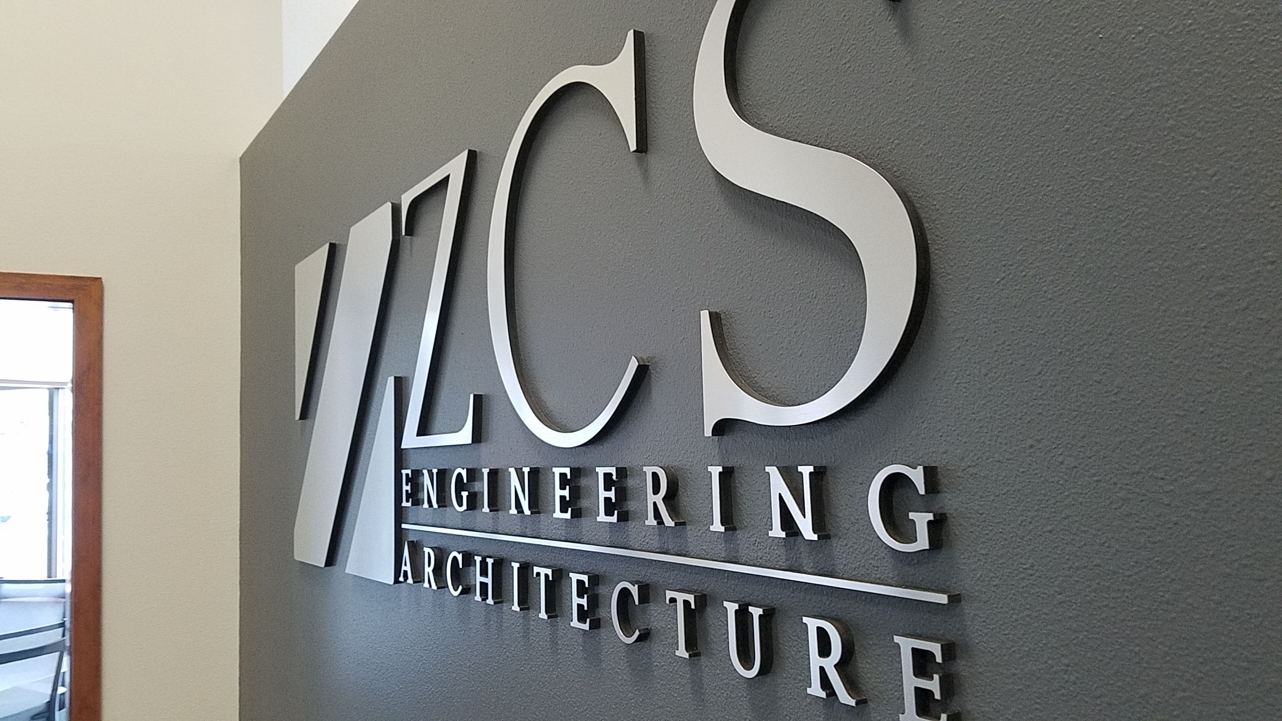 ZCS Lobby Signs Made by OC Sign Group in Portland, OR