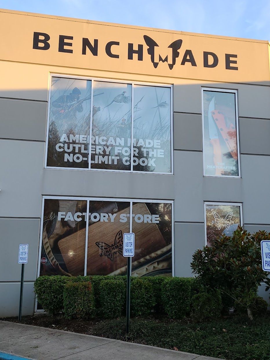 Benchmade Business Signs Made by OC Sign Group in Portland, OR